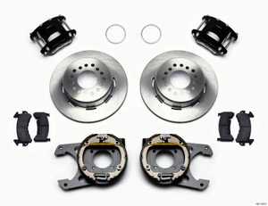 Wilwood D154 P/S Park Brake Kit Chevy 12 Bolt 2.75in Off w/ C-Clips