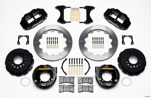 Wilwood Narrow Superlite 4R Rear P-Brk Kit 12.88in Chevy 12 Bolt-Spec 3.15in Bearing