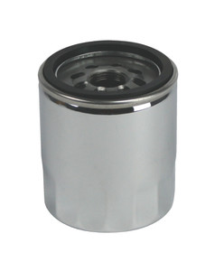 Moroso 97-06 Early GM LS 13/16in Thread 3-1/2in Tall Oil Filter - Chrome