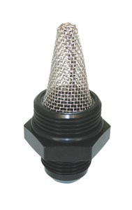 Moroso Oil Filter Fitting -12An to -16An w/External Screen - Single