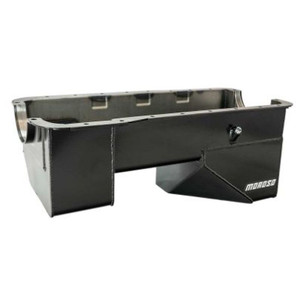 Moroso 66-77 Ford Bronco (289/302) Billet End Seals 9in Deep Rear Sump Steel Oil Pan