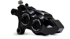 Performance Machine 08-23 FL,18-24 M8 Softail,06-17 VRod 137x4B Rce Series Monobloc Caliper Left BLK
