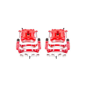 Power Stop 99-04 Jeep Grand Cherokee Front Red Calipers w/Brackets - Pair