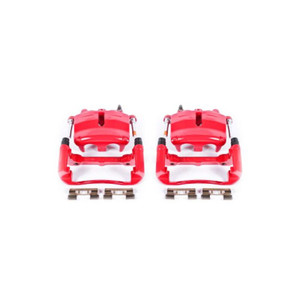 Power Stop 04-05 Ford F-150 Front Red Calipers w/Brackets - Pair