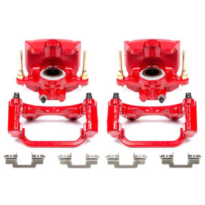 Power Stop 07-16 Cadillac Escalade Rear Red Calipers w/Brackets - Pair