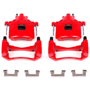 Power Stop 00-05 Buick LeSabre Front Red Calipers w/Brackets - Pair