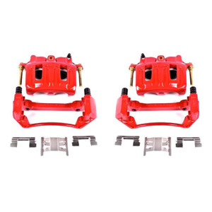 Power Stop 99-03 Ford F-150 Front Red Calipers w/Brackets - Pair