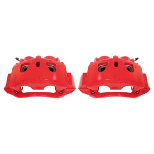 Power Stop 11-19 Chevrolet Silverado 2500 HD Front Red Calipers w/Brackets - Pair