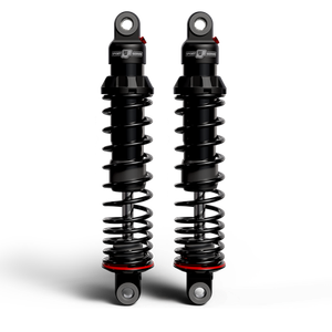 Progressive 06-17 Harley-Davidson Dyna 494 Series Shocks 12.5in Bearing - Black