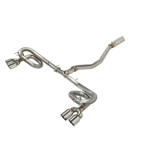 Remark 2022+ Honda Civic Hatchback Sport Touring FL1 (Link Loop)Cat-Back Exhaust Stainless Steel Tip