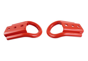 2021 -2025 Bronco Rear Tow Hook Pair-Red (M-18954-BTHR)