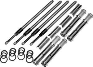 S&S Cycle 2017+ M8 Models Quickee Adjustable Pushrods w/ Cover Keepers
