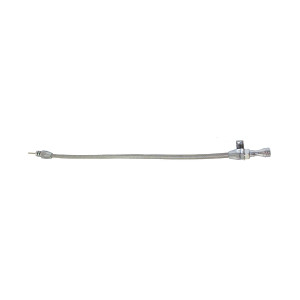 Ford C4 Flexible Braided Stainless Steel Transmission Dipstick - Chrome