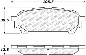 StopTech Street Select Brake Pads - Front