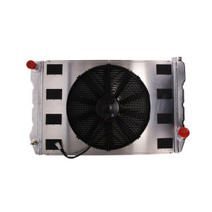 31" Universal Chevy Single Fan Pro Flow Radiator Kit