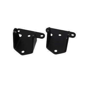 Chevy V8 3/16" Thick Solid Steel Engine Mounts - Black