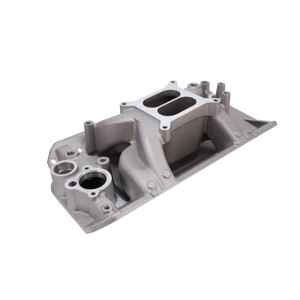 AMC V8 Dual Plane Air Gap Aluminum Intake Manifold - Satin