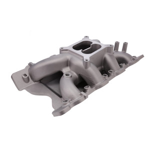 Ford 351C V8 2V/4V Dual Plane Aluminum Intake Manifold - Satin