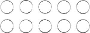 Twin Power 84-Up Evo BT and XL and M8 Exhaust Gaskets Replaces 65324-83 Extreme Performance 10 Pk