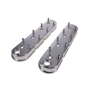 V Series GM LS Billet Aluminum Valve Covers - Natural
