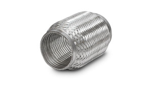Vibrant SS Turbo FLEX Coupling with Interlock Liner 3.5in inlet/outlet x 8in long