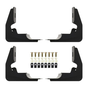 Westin 2014-2018 Chevy Silverado 1500 Reg Cab Premier Oval Nerf Step Bar Mount Kit - Black