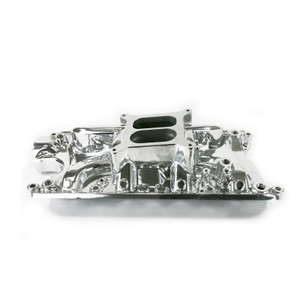 Ford Big Block FE Carbureted Dual Plane Aluminum Intake Manifold - Satin