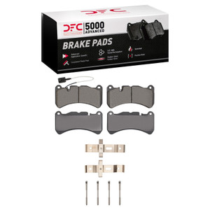 DFC 14-24 Maserati Ghibli Front 5000 Advanced Low Metallic Brake Pads and Hardware Kit