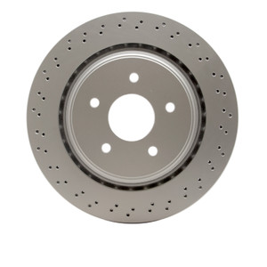 DFC 06-13 Cadillac XLR Rear Drilled GeoSPEC Coated Rotor