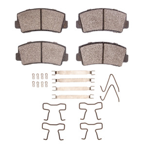 DFC 70-84 Ford Courier (USA/Canada) Front 4000 HybriDynamic Brake Pads and Hardware Kit