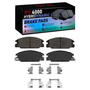 DFC 86-06 Chevrolet LUV Pickup (Mexico) Front 4000 HybriDynamic Brake Pads and Hardware Kit