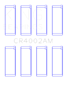 King Ford/Kia/Mazda DOHC 16 Valve/SOHC 16 Valve/SOHC 8 Valve (Size +0.25) Rod Bearing Set