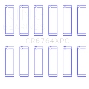 King Engine Bearings Skoda BUD Performance pMaxKote Coated Rod Bearing Set - Size STD