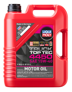 LIQUI MOLY 5L Top Tec Truck 4450 Motor Oil SAE 15W40