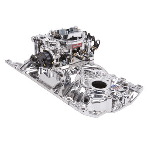 Single-Quad Manifold and carb Kit for Small-Block Chevy Vortec heads (20274)