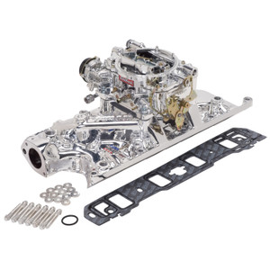 Single-Quad Manifold and carb Kit for Small-Block Ford 289-302 (20314)