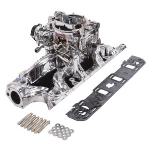 Single-Quad Manifold and carb Kit for Small-Block Ford 289-302 (20334)