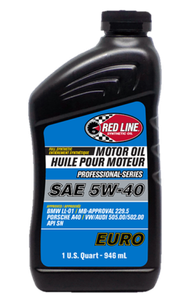 Red Line Pro-Series Euro 5W40 Motor Oil - Quart