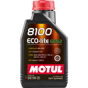 Motul 1L Synthetic Engine Oil 8100 Eco-Lite Gen3 5W20
