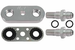ICT Billet Transmission Line Adapters 551121-6AN