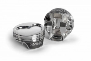 Diamond Pistons - LS7 - 4.130" Bore - 4.000" Stroke - 6.125" Rod - 23.0CC Dish - 11596-R1-8