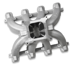 Holley Intake Manifold - Single Plane - Split-Design - 4150 Flange - LS1/LS2/LS6 - CARB - 300-256