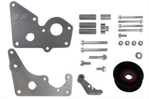 ICT Billet Power Steering Bracket Kit - Uses LS1 Water Pump - C5/SS SEDAN/G8/04-06 CTS-V Balancer - 551751-1