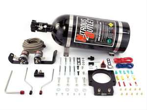 Nitrous Outlet 90MM - 05-07 C6 LS2 Corvette Hardline Plate System - 50-200HP - No Bottle - 00-10123-LS2-00