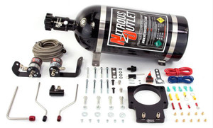 Nitrous Outlet 90MM - 2008-2013 C6 LS3 Corvette Hardline Plate System - 50-200HP - No Bottle - 00-10123-LS3-00
