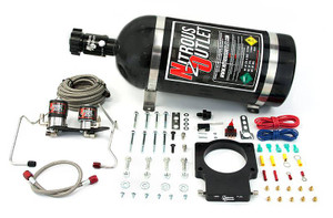 Nitrous Outlet 90MM GM Truck Plate System - 50-200HP - 12LB Bottle - 00-10107-12