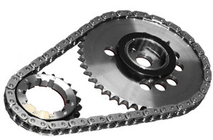 Rollmaster Timing Set - Dry Sump LS - Single Roller - Single Bolt - 4 Pole - Billet 58X - CS1197
