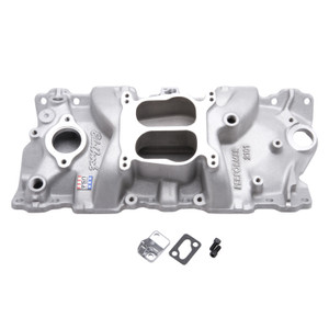 Performer Intake Manifold for 1955-86 Small-Block Chevy, Satin Finish (2101)