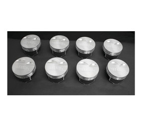 BTR Piston Set - Gen III/IV LS -  3.780" Bore - 3.622" Stroke - 6.125" Rod - 2CC Flat Top - BTRP325125FT2-8