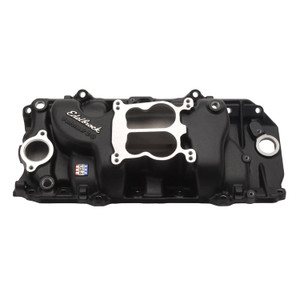Performer 2-O Intake Manifold for 1965-90 Big-Block Chevy, Black Finish (21613)
